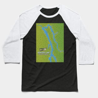 Kentucky Lake map Baseball T-Shirt